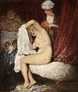 WATTEAU, Antoine The Toilette oil painting